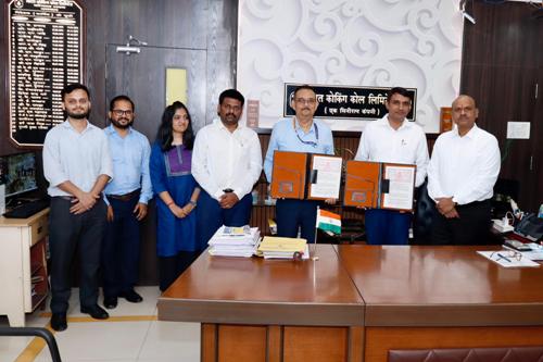 बीसीसीएल और सीपेट रायपुर के बीच युवाओं के कौशल विकास हेतु समझौता ज्ञापन पर हस्ताक्षर