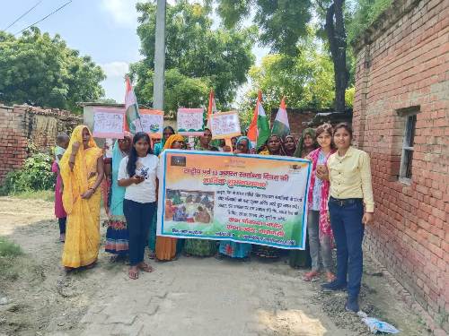 स्वतंत्रता दिवस पर जन मित्र न्यास ने चलाया शिक्षा जागरूकता अभियान