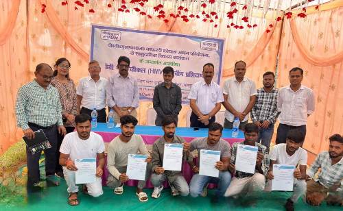पीवीयूएनएल की बनहरदी कोयला खनन परियोजना द्वारा भारी मोटर ड्राइविंग प्रशिक्षण का आयोजन