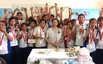 रक्षाबंधन के उपलक्ष्य में “राखी मेकिंग कार्यशाला” का आयोजन