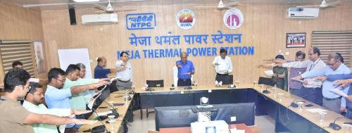 मेजा ऊर्जा निगम द्वारा सतर्कता जागरूकता अभियान का शुभारंभ