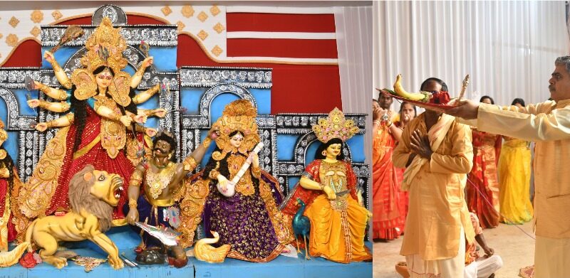 55 वर्षों से परंपरा को संजोए बालकोनगर दुर्गा पूजा उत्सव