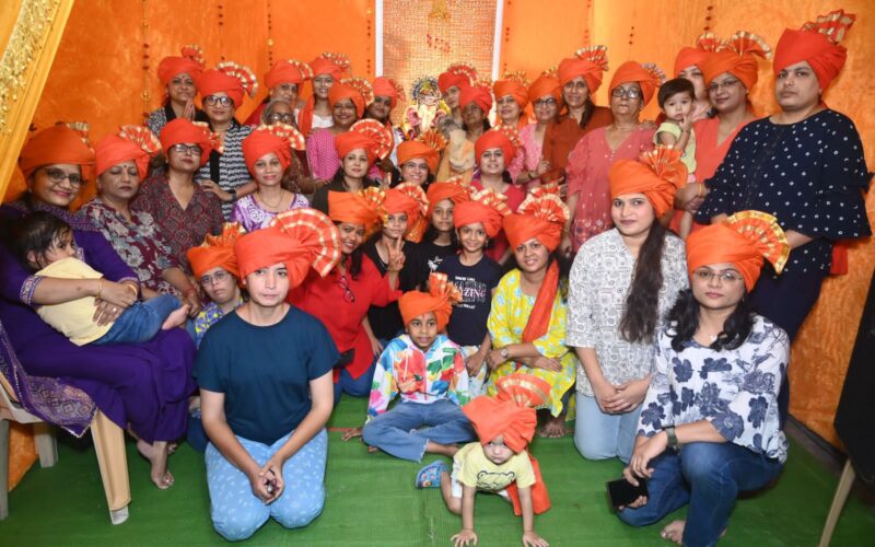 रचना विश्व अपार्टमेंट के बप्पा को दी गई विदाई