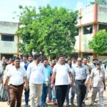 स्कूल शिक्षा मंत्री गजेन्द्र यादव ने किया विद्यालयों का निरीक्षण
