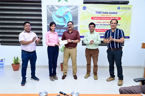 खुर्जा परियोजना में चलाया जा रहा है सतर्कता जागरूकता अभियान