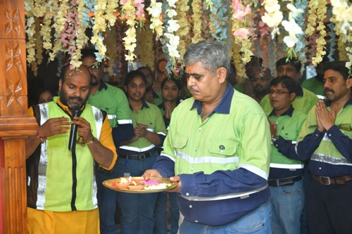 बालको ने आदिशिल्पी श्री विश्वकर्मा की आराधना पर दोहराया सुरक्षा और प्रगति का संकल्प