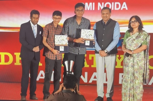 राष्ट्रीय फाइनल मेधा प्रतियोगिता 2025 में विंध्याचल के नन्हें सितारों ने बिखेरा जलवा