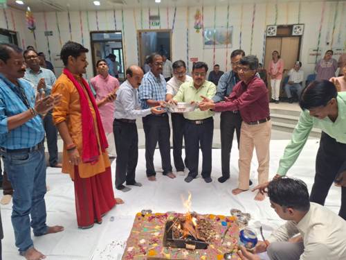 एनजीईएल नैगम कार्यालय में विश्वकर्मा पूजा का आयोजन