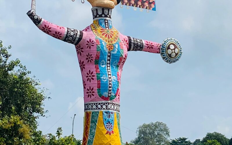 हिंडाल्को में सुरक्षित वातावरण में श्रद्धापूर्वक मनाया विजयादशमी का पमहापर्व