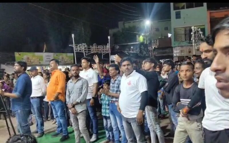बजरंग दल की सुरक्षा में शांतिपूर्ण ढंग से संपन्न हुआ पिपरी का रामलीला एवं रावण दहन कार्यक्रम