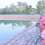 छठ पर्व की तैयारी का लिया जायजा : मंत्री श्रीमती लक्ष्मी राजवाड़े ने किया भटगांव छठ घाट का निरीक्षण