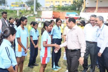 एनटीपीसी खरगोन में संभाग स्तरीय हैंडबॉल प्रतियोगिता का आयोजन