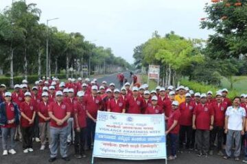एनटीपीसी कुडगी में सतर्कता जागरूकता सप्ताह 2025 के तहत वॉकथॉन का आयोजन