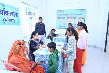 एनटीपीसी विन्ध्याचल सीएसआर द्वारा ग्राम- तियरा में निःशुल्क स्वास्थ्य शिविर का किया गया आयोजन