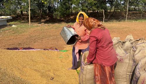 खरीफ उपार्जन शुरू होते ही धमतरी में लौटी रौनक..