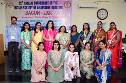 पं. जवाहर लाल नेहरू मेडिकल कॉलेज में 72वें राष्ट्रीय एनेस्थिसियोलॉजिस्ट सम्मेलन इसाकॉन 2025 का सफल आयोजन
