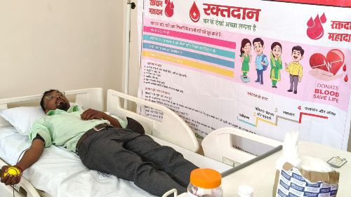 स्वैच्छिक रक्तदान में एनटीपीसी माइनिंग लिमिटेड की पहल: जीवनदीप एनएमएल अस्पताल में 30 यूनिट रक्त संग्रह