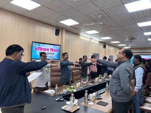 एनएमएल पकरी बरवाडीह कोल माइनिंग प्रोजेक्ट में संविधान दिवस का आयोजन 