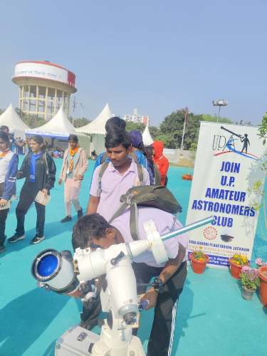राष्ट्रीय जम्बूरी में खगोलीय जागरूकता बढ़ाने हेतु नक्षत्रशाला का अनूठा प्रयास