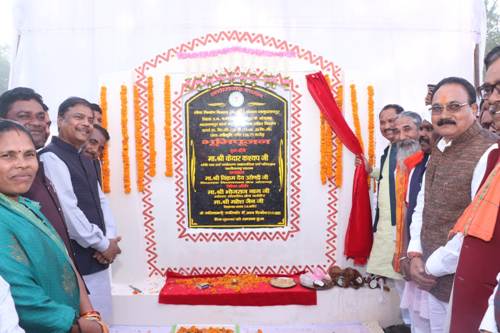 अंतागढ़-नारायणपुर 46 किलोमीटर लंबी सड़क उन्नयन के लिए भूमिपूजन