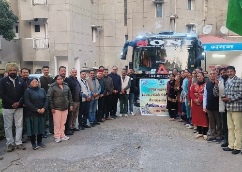 एनटीपीसी कोलडैम द्वारा 32 जनप्रतिनिधियों के लिए अध्ययन दौरा