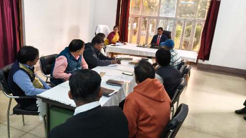 आयुक्त विंध्याचल मण्डल ने शक्तिनगर विशेष क्षेत्र साडा के कार्यों की समीक्षा बैठक की