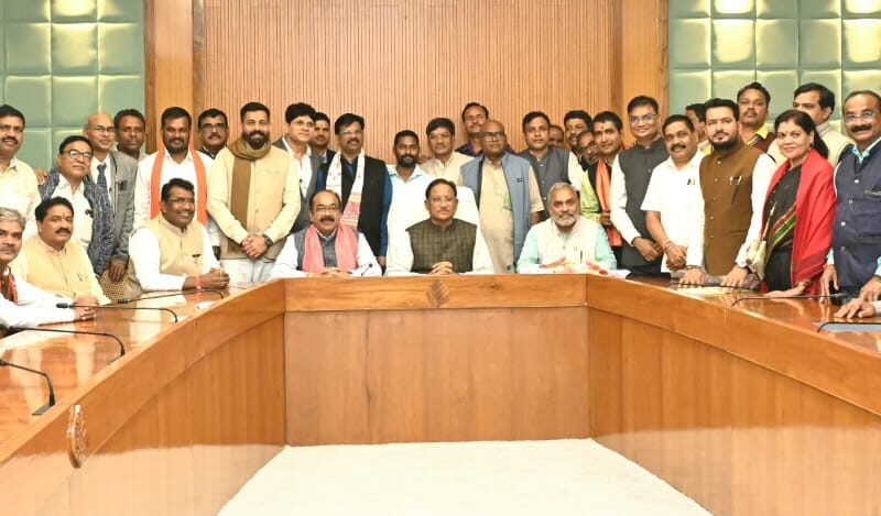 मुख्यमंत्री से साहू समाज के प्रतिनिधिमंडल ने की सौजन्य मुलाकात