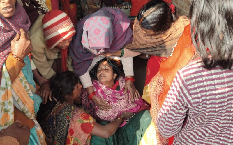 बंधी में युवक का मिला शव,परिजनों ने हत्या का लगाया आरोप