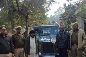 जंगल में शिकार की बड़ी कोशिश नाकाम,दो शिकारी गिरफ्तार