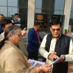 नवनिर्मित राष्ट्रीय प्रेरणा स्थल का मंत्री ए के शर्मा ने किया निरीक्षण