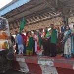 रामलला एवं काशी विश्वनाथ के दर्शन हेतु बिलासपुर संभाग के 850 तीर्थयात्री भारत गौरव स्पेशल ट्रेन से अयोध्या धाम रवाना