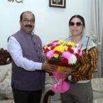 उप मुख्यमंत्री अरुण साव से मिलीं अंतरराष्ट्रीय मुक्केबाज मैरी कॉम