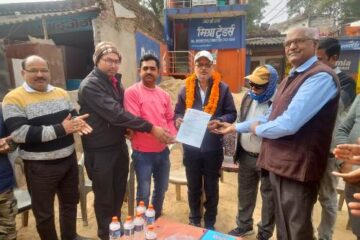 भारतीय पत्रकार एसोसिएशन ने अरविंद दुबे को बनाया सोनभद्र का जिलाध्यक्ष