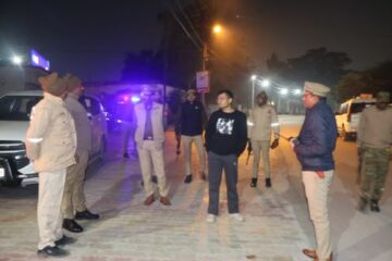 रात्रि में एसपी ने थानों से लेकर पीआरवी तक सक्रियता की परखी नब्ज़