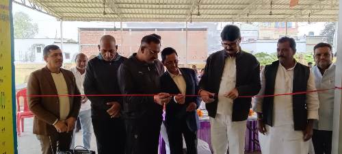 तियरी में नये धान क्रय केंद्र का उद्घाटन किया गया 