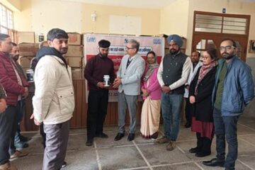 एनटीपीसी कोलडैम ने सीएचसी मरकण्ड को टीबी रोगियों हेतु 600 पोषण किट प्रदान किए