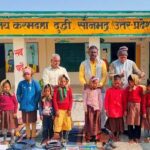 शीतलहर में मानवता की मिसाल, बच्चों को बांटे गर्म कपड़े