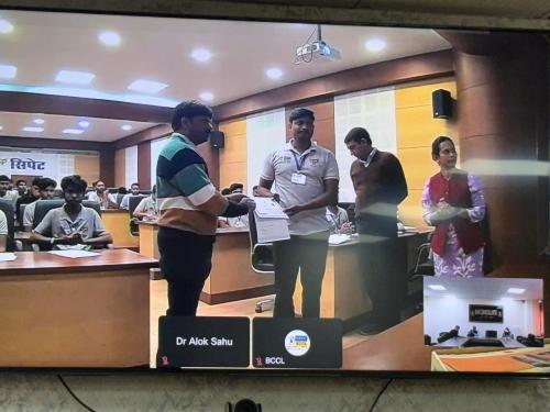 सिपेट रायपुर में बीसीसीएल प्रायोजित प्रशिक्षण कार्यक्रम के प्रथम बैच के छात्रों का दीक्षांत समारोह