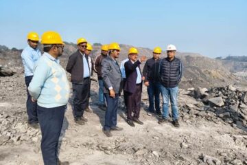 सीएमडी बीसीसीएल ने एएमपी कोलियरी, बरोरा क्षेत्र का किया निरीक्षण