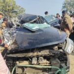 ट्रक कार की भिड़ंत में युवक की दर्दनाक मौत, ड्राइवर फरार