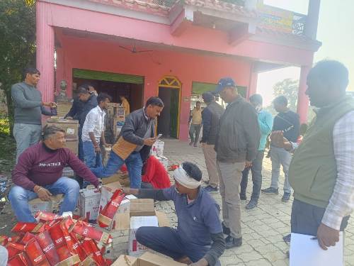 24 लाख की एक्सपायरी अंग्रेजी शराब नष्ट, आबकारी विभाग की बड़ी कार्रवाई