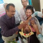 कुडगी में सुश्रुत अस्पताल द्वारा पल्स पोलियो टीकाकरण अभियान का आयोजन