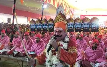 रावण वध : जय श्रीराम के जयकारों से गुंजायमान हो गया पूरा पंडाल