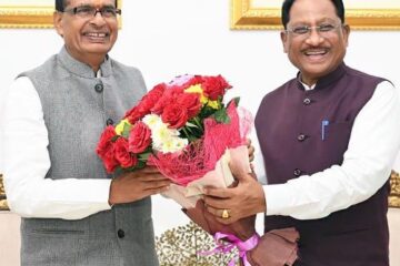 मुख्यमंत्री विष्णुदेव साय से केंद्रीय कृषि मंत्री शिवराज सिंह चौहान ने की सौजन्य मुलाकात