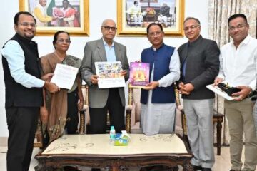 पूर्व राज्यपाल रमेश बैस ने मुख्यमंत्री विष्णु देव साय से की सौजन्य मुलाकात