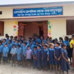 झोपड़ी में संचालित शाला के लिए बन गया पक्का भवन