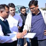 रायगढ़ में विकास परियोजनाओं की प्रगति का वित्त मंत्री  ओपी चौधरी ने किया निरीक्षण