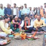 उपमुख्यमंत्री विजय शर्मा ने 18 करोड़ रूपए की लागत से दो प्रमुख सड़क निर्माण कार्यों का किया भूमिपूजन
