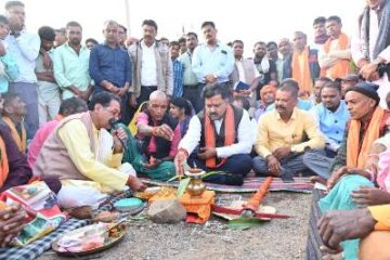 उपमुख्यमंत्री विजय शर्मा ने 18 करोड़ रूपए की लागत से दो प्रमुख सड़क निर्माण कार्यों का किया भूमिपूजन