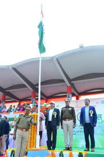 मेजा ऊर्जा निगम ने किया 77वें गणतंत्र दिवस के अवसर पर शानदार समारोह का आयोजन
